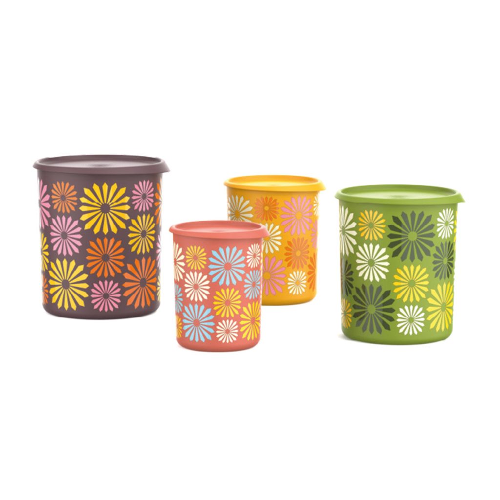 tupperware 80th anniversary canister set 1