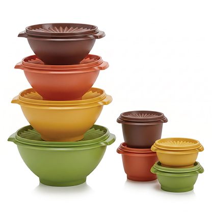 Tupperware 80th Anniversary Servalier®  Bowls Set of 8