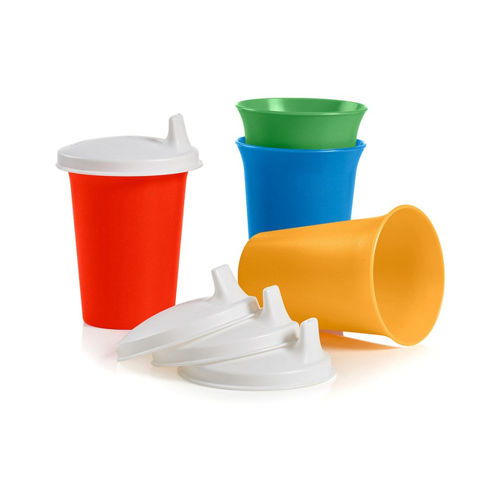 tupperware bell tumblers sipper seal set 4 toddler sippy cup 1