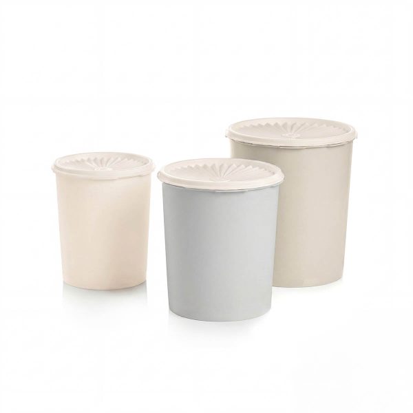 Tupperware Classic Decorator Canister Set of 3