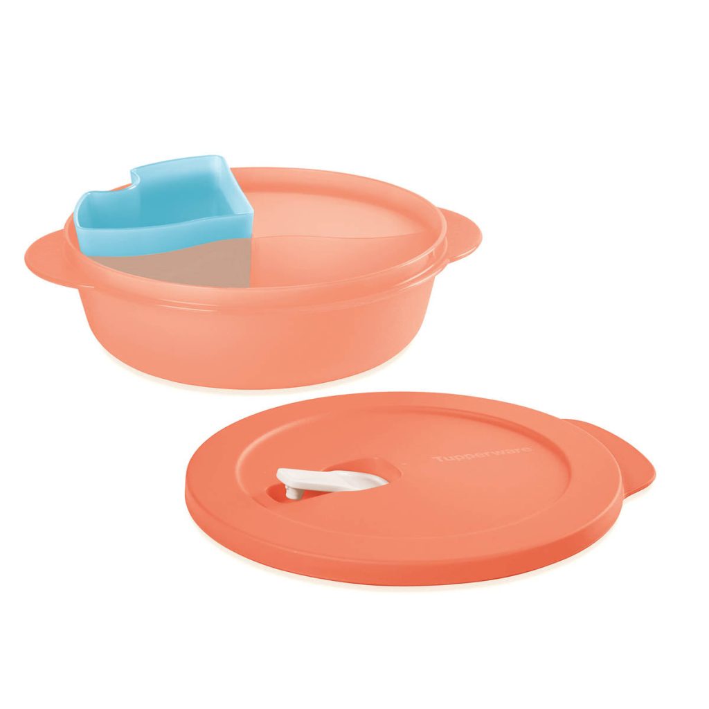 tupperware crystalwave plus lunch n dish with cold cup 1
