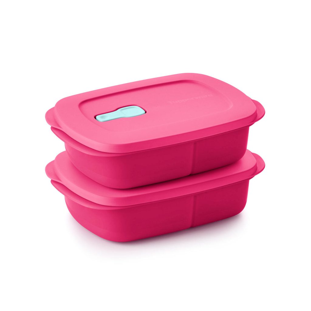 tupperware crystalwave rectangular divided dishes 1