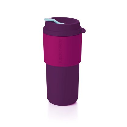 Tupperware Eco To-Go Cup (Dewberry w/Vineyard)