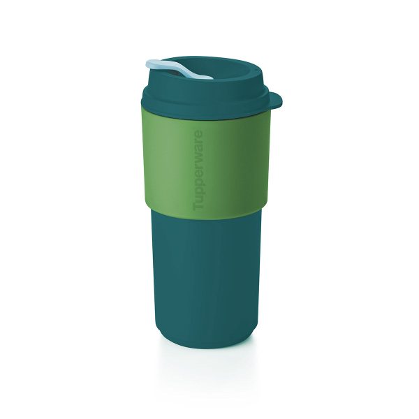 Tupperware Eco To-Go Cup (Mysterious Green w/Clover)