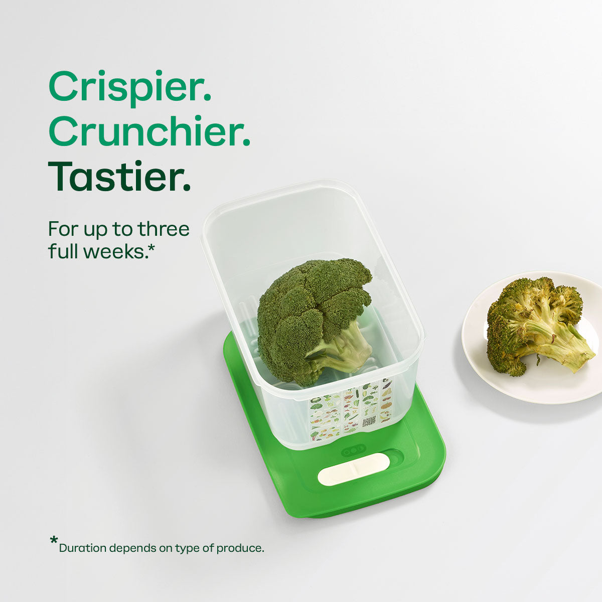 tupperware fridgesmart medium produce storage container with 6