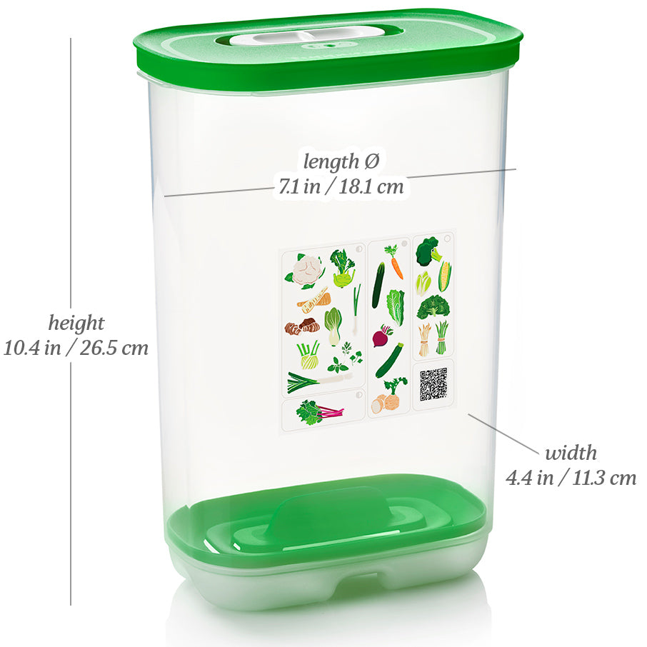 tupperware fridgesmart vertical produce storage container wi 8