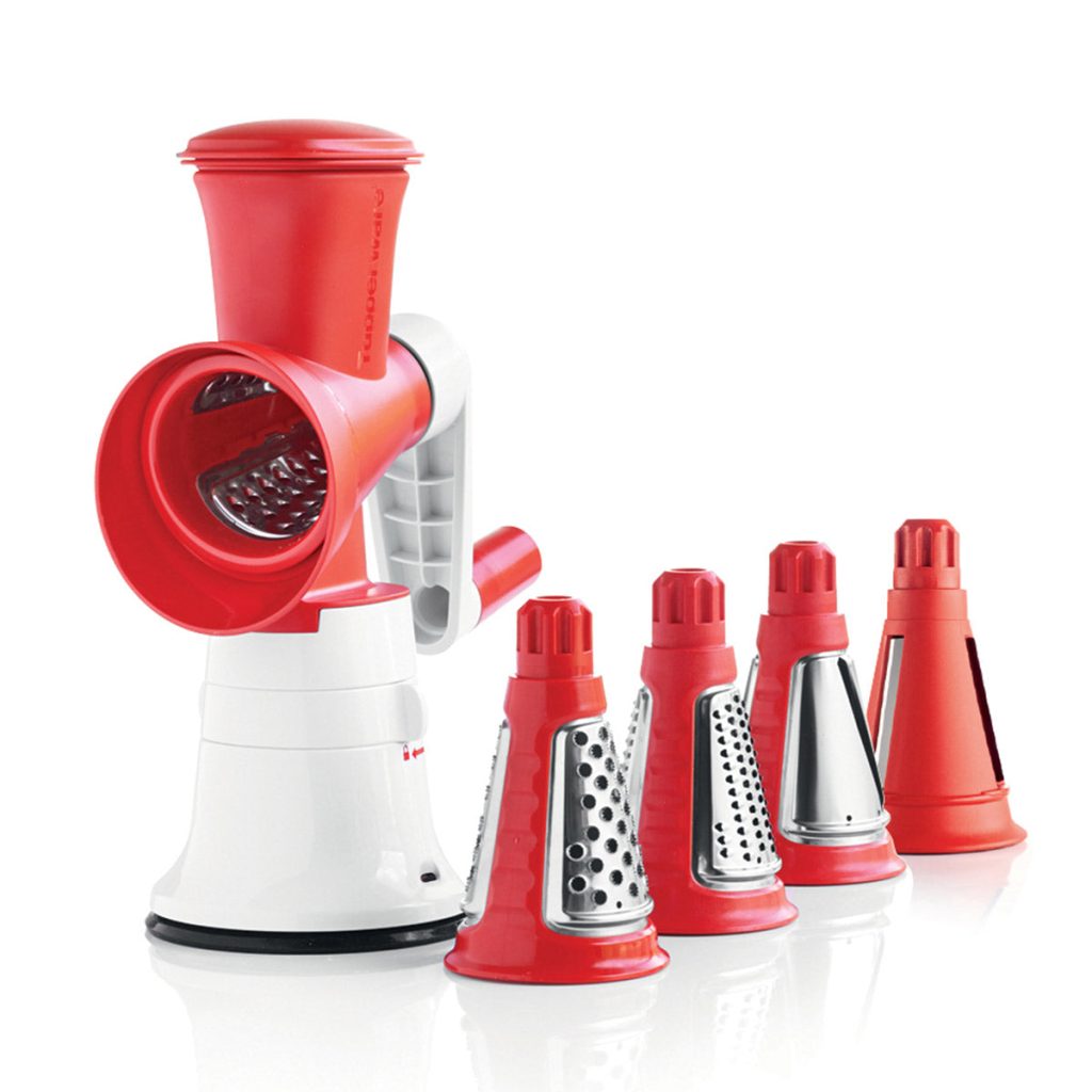 tupperware grate master shredder base free trio cones 4 piec 1