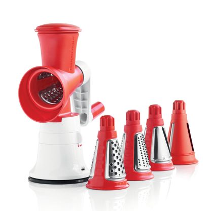 Tupperware® Grate Master Shredder & Base | Free Trio Cones | 4-Piece Set