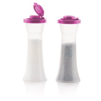 Tupperware Hourglass Salt and Pepper Shakers | Large