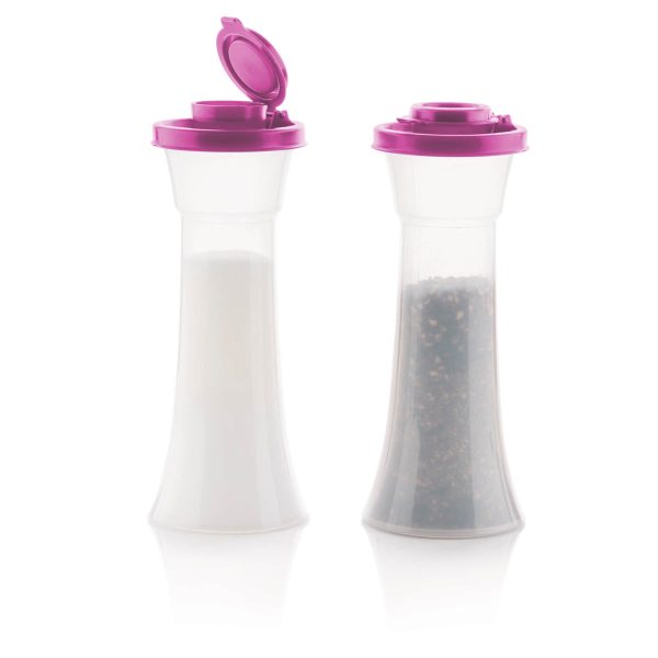 Tupperware Hourglass Salt and Pepper Shakers | Large