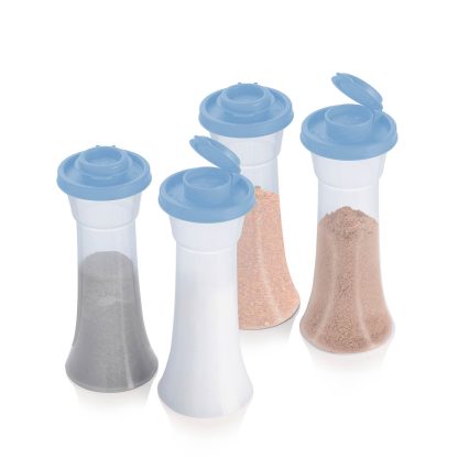 Tupperware Hourglass Salt and Pepper Shakers | Large Set of 4