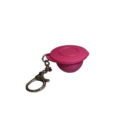 Tupperware Impressions Bowl Keychain | Fuchsia Kiss