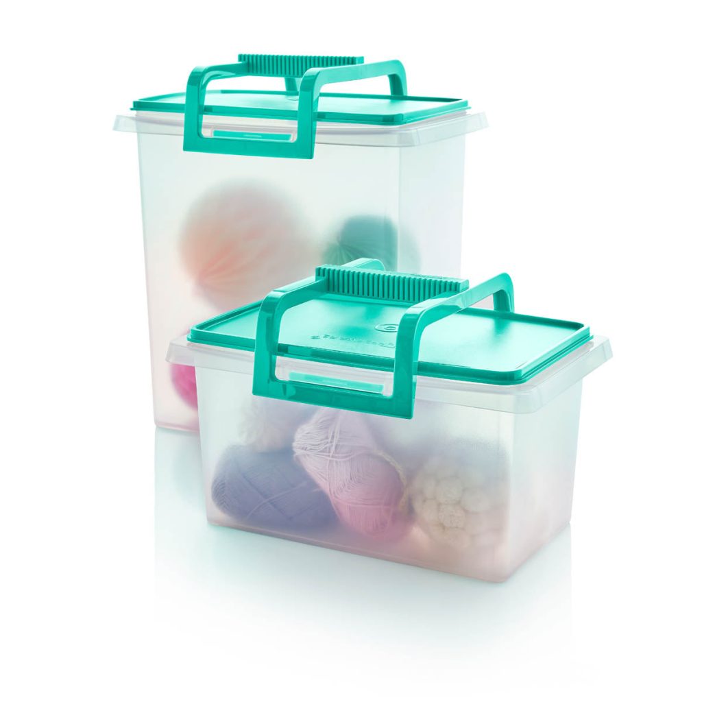 tupperware large and small carry all containers mint ice cre 1