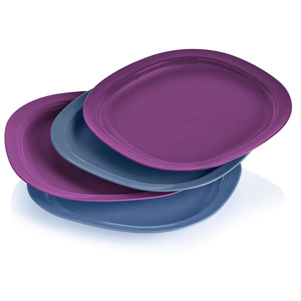 Tupperware Microwave Reheatable Luncheon Plates