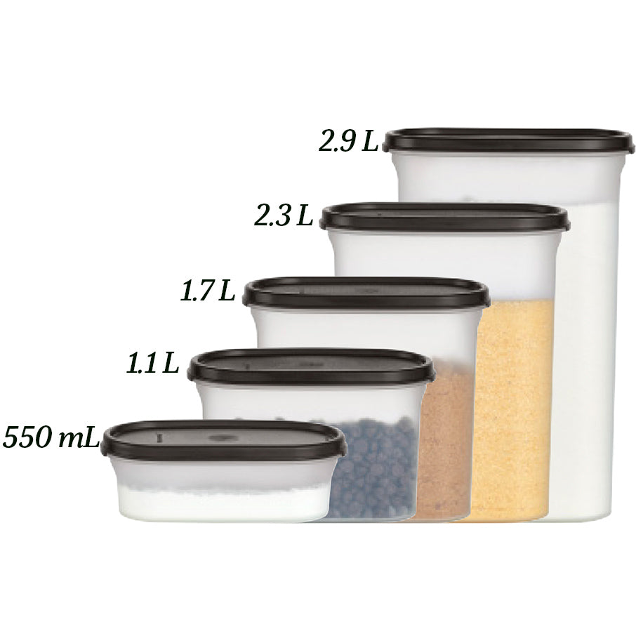 tupperware modular mates oval 3 food storage container 7 25 5