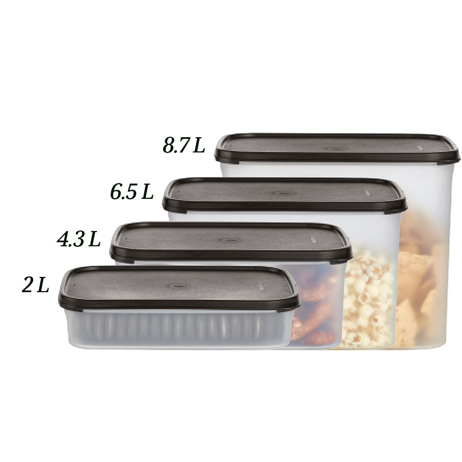 tupperware modular mates rectangle 2 food container 18 cup 4 4