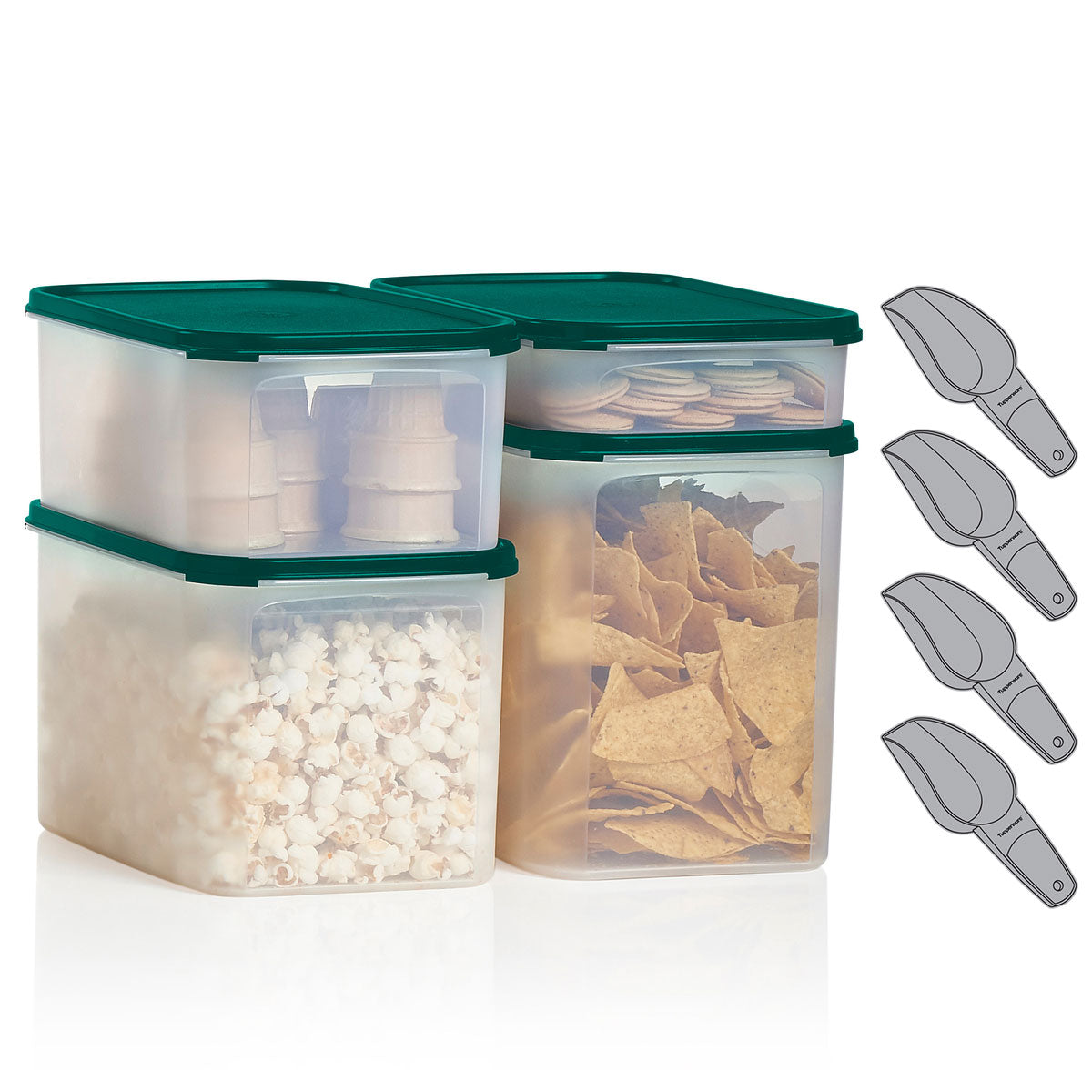 tupperware modular mates rectangular set 2