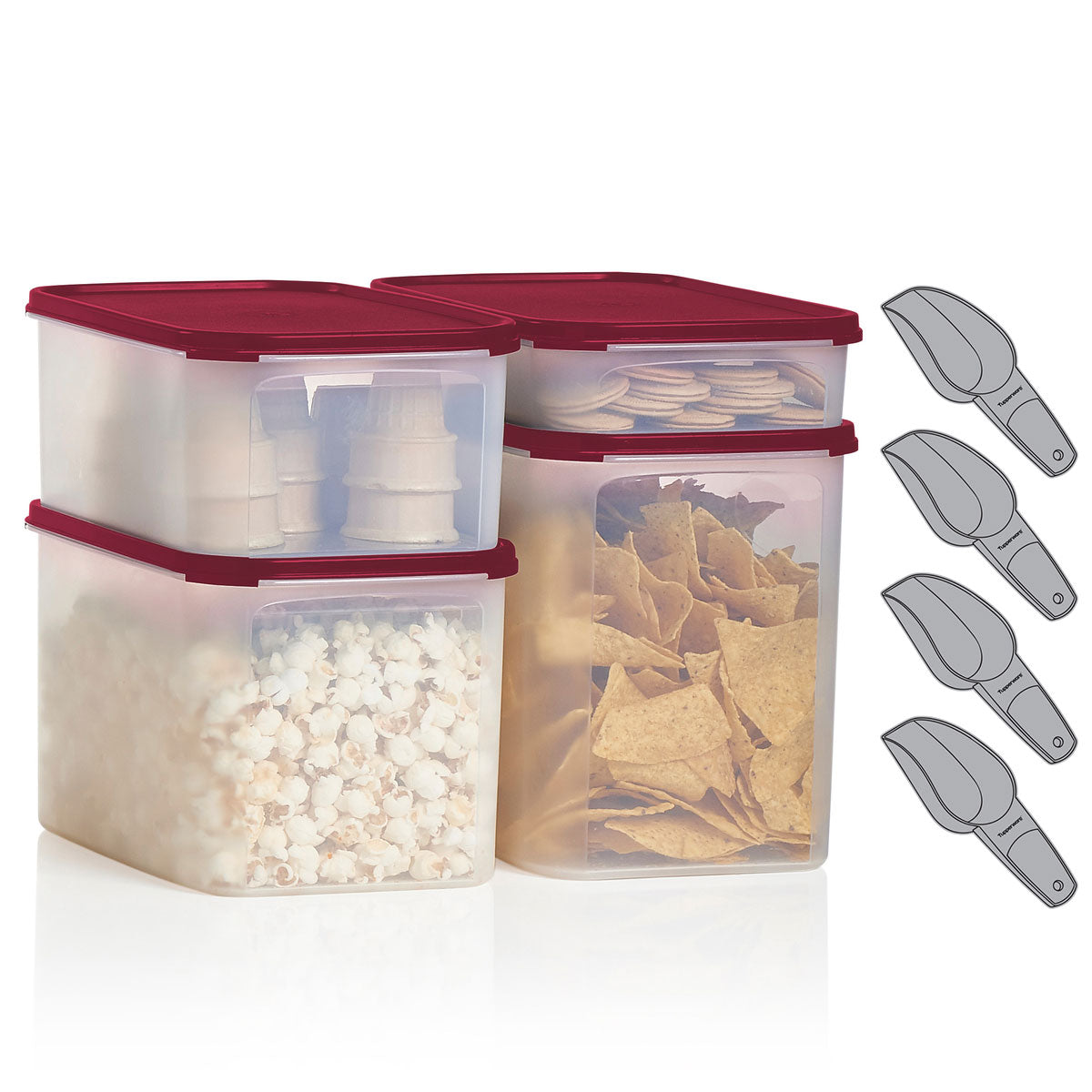 tupperware modular mates rectangular set 3