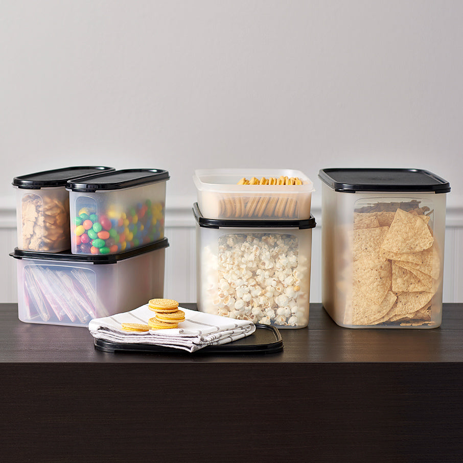 tupperware modular mates snack center 6 piece set super oval 3