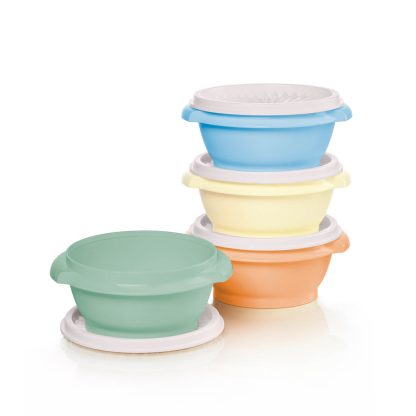 Tupperware Servalier® Bowls | 1¼-cup/340 mL (Dreamy Pastels)