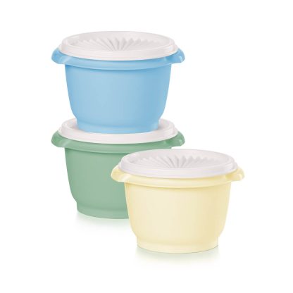 Tupperware Servalier® Bowls | 2½-cup/600 mL (Dreamy Pastels)