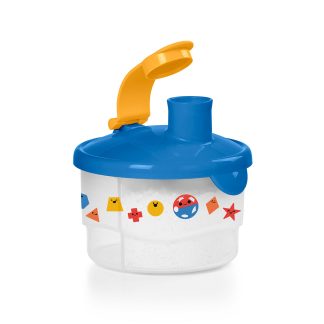 Tupperware Shape-O® Formula Dispenser | Rotating Lid | 3 Compartments | 1 Cup / 250 mL
