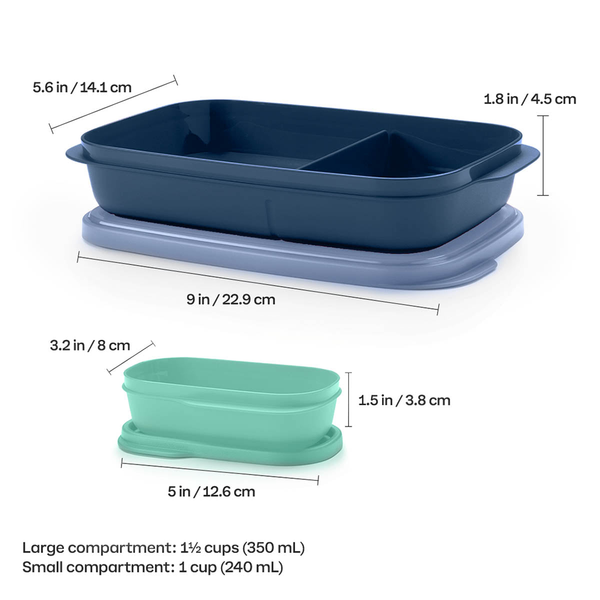 tupperware slim lunch container 7
