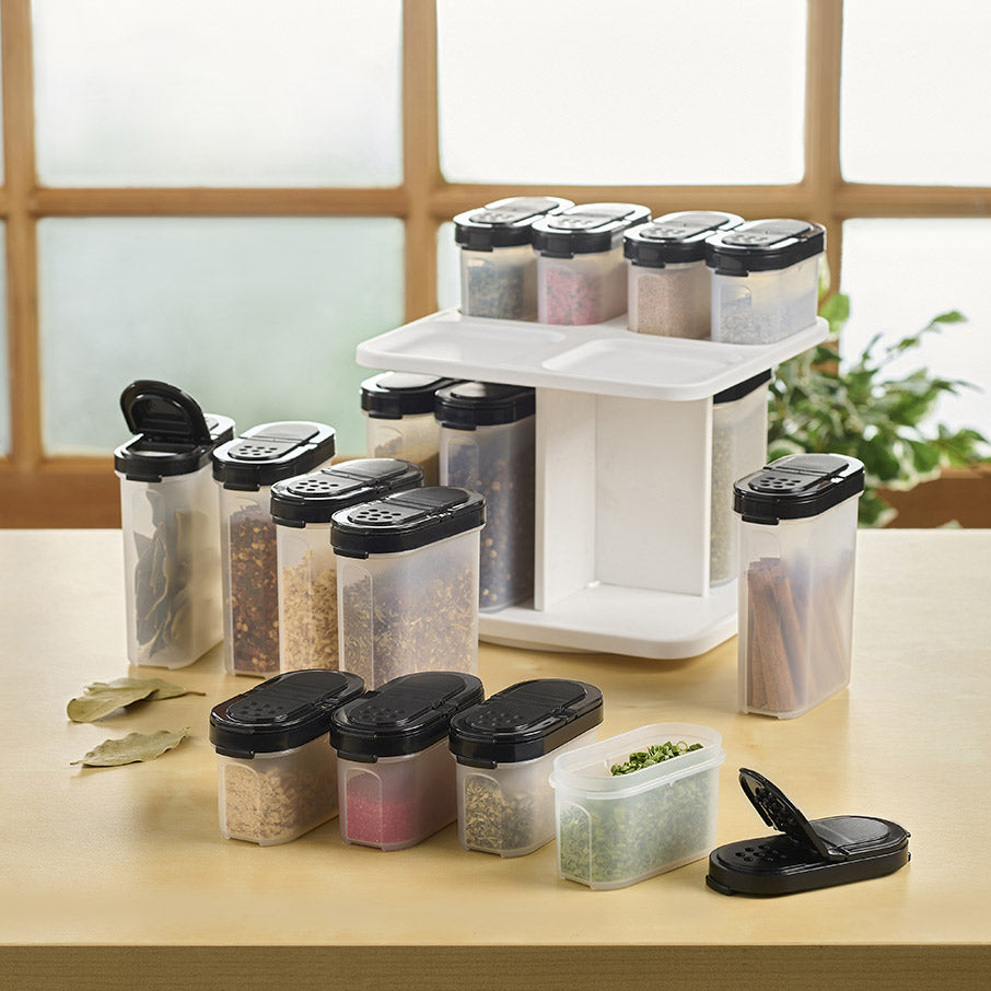 tupperware spice carousel set 17 pc with small and large sha 3