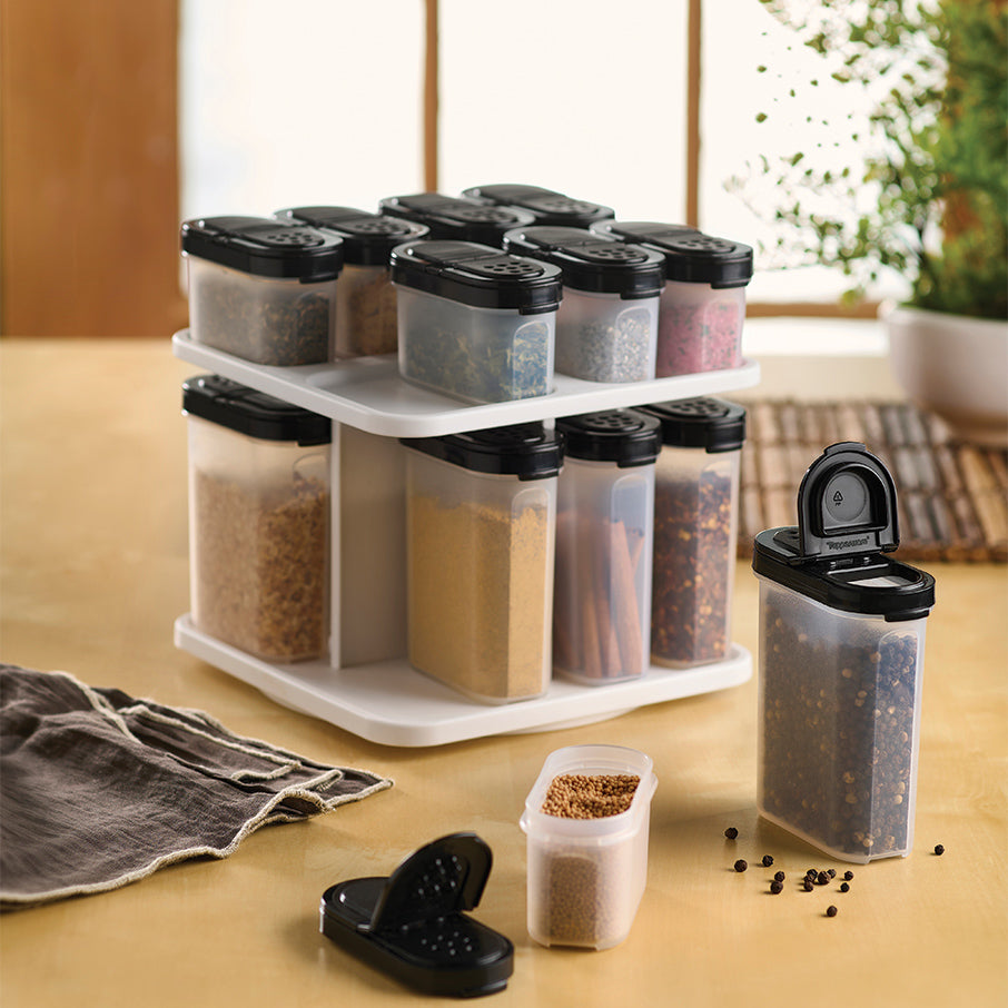 tupperware spice carousel set 17 pc with small and large sha 4