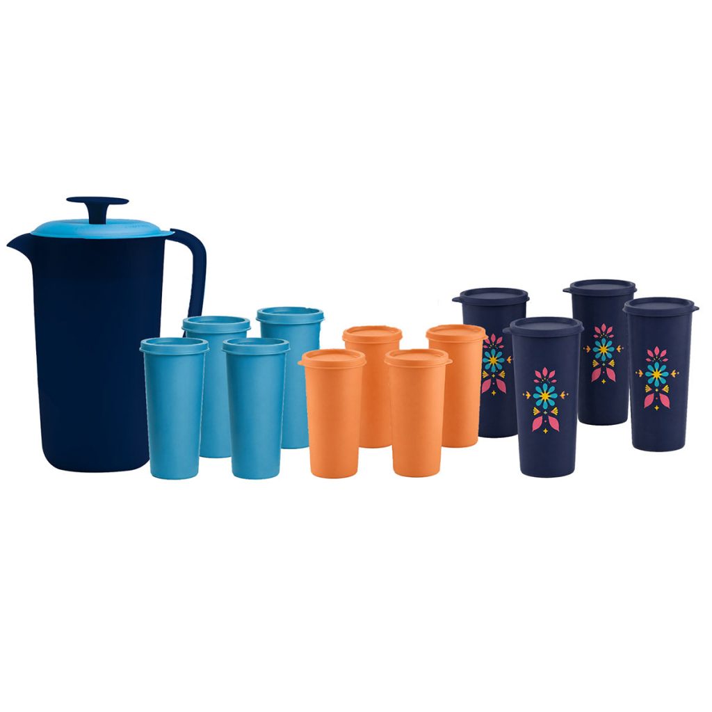 tupperware tumbler bouquet stirring pitcher set 1