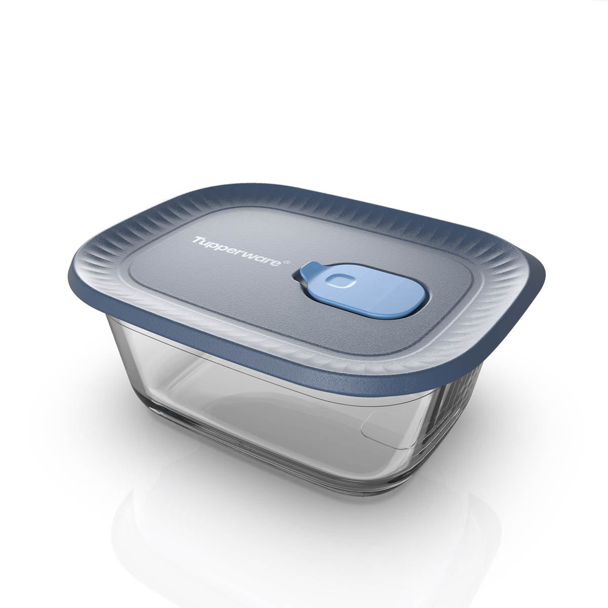 tupperware voilatm glass food storage container rectangular 1