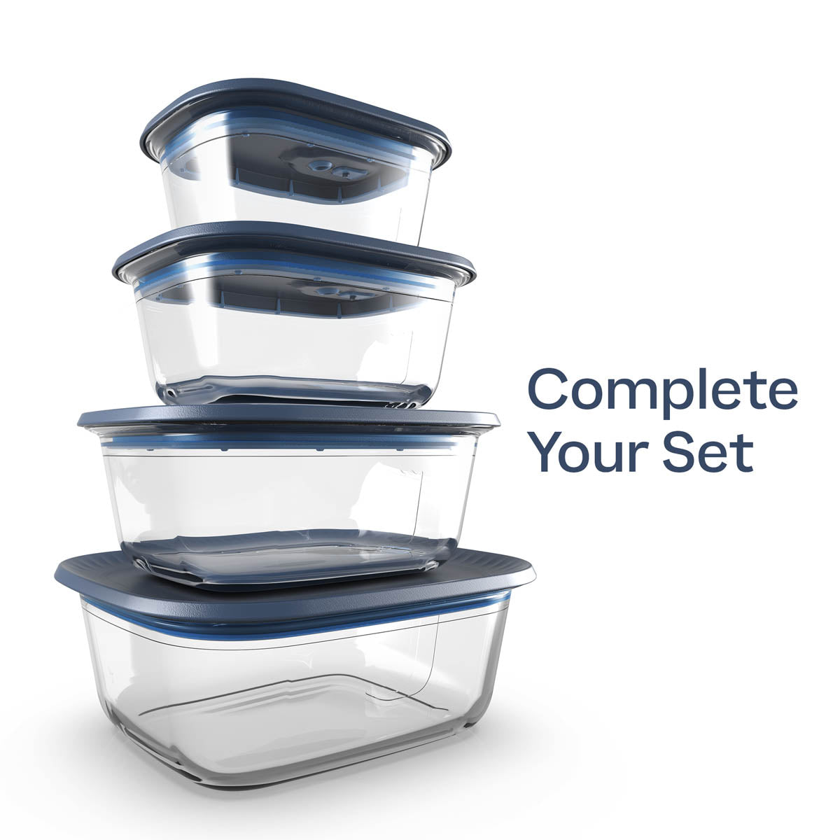 tupperware voilatm glass food storage container rectangular 7